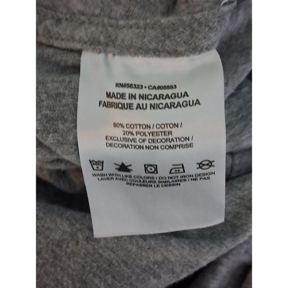Nike Shirt Mens Large Gray The Nike Tee Big Swoosh Logo Athletic Crewneck Sport - Picture 10 of 10
